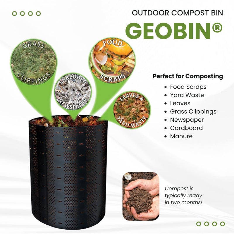 Geobin Compost Bin - 246 Gallon, Expandable, Easy Assembly, Made in The USA, Outdoor & Backyard Composter - Image 3