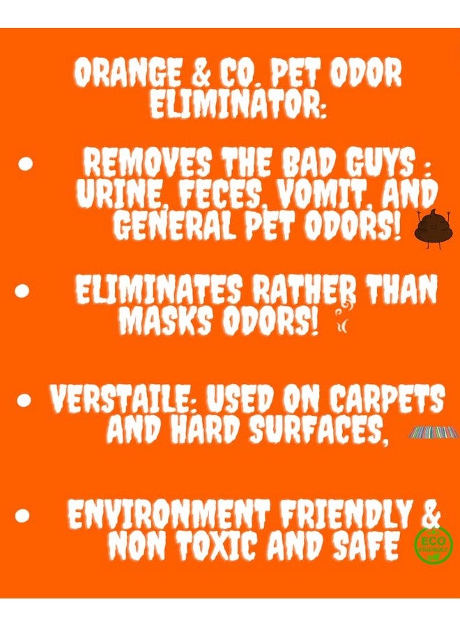 Generic Orange & Co. Traditional Pet Odor Eliminator - Strong Citrus Formula for Stubborn Dog and Cat Pee Odors on Carpet, Furniture, and Indoor/Outdoor Floors - Deodorizer - 16 Fluid Ounces - Puppy Supplies  - Image 3