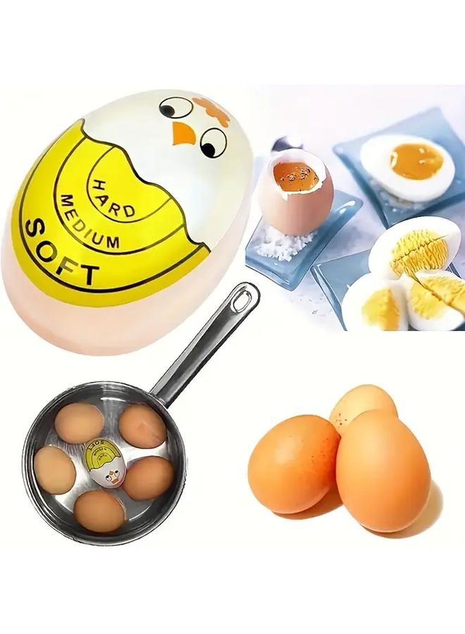 Purple Egg Timer Color Change Indicator For Hard And Soft Boiled Eggs 1pc - Image 1