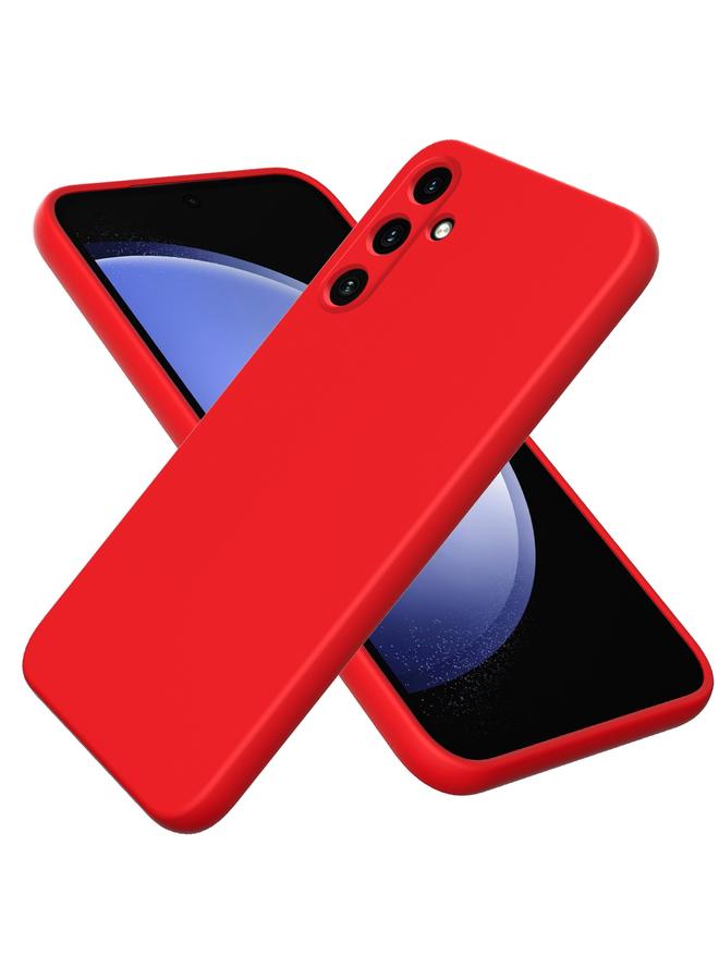 S-TOP Case For Samsung Galaxy A35 5G Pure Color Liquid Silicone Shockproof Full Coverage Phone Case - Image 1