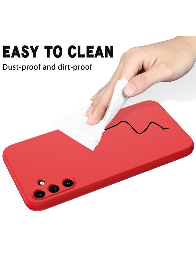 S-TOP Case For Samsung Galaxy A35 5G Pure Color Liquid Silicone Shockproof Full Coverage Phone Case - Image 5