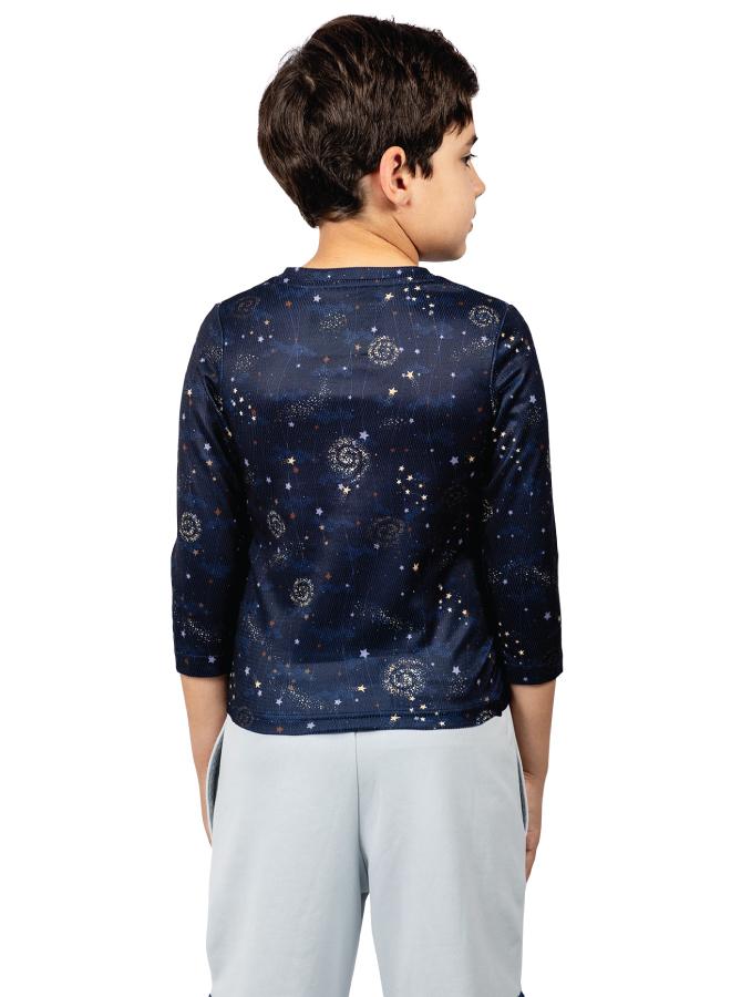 ZAECY Boys's V Neck T-Shirt 3/4th Sleeve - Image 4