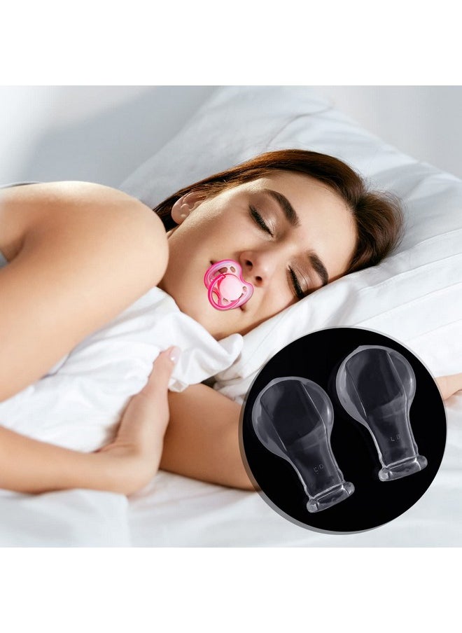 Tondiamo - 6 Pieces Big Size Pacifier Silicone Pacifier Replacement Chew Resistant Pacifier Dummy Pacifier Big Pacifier - Image 1