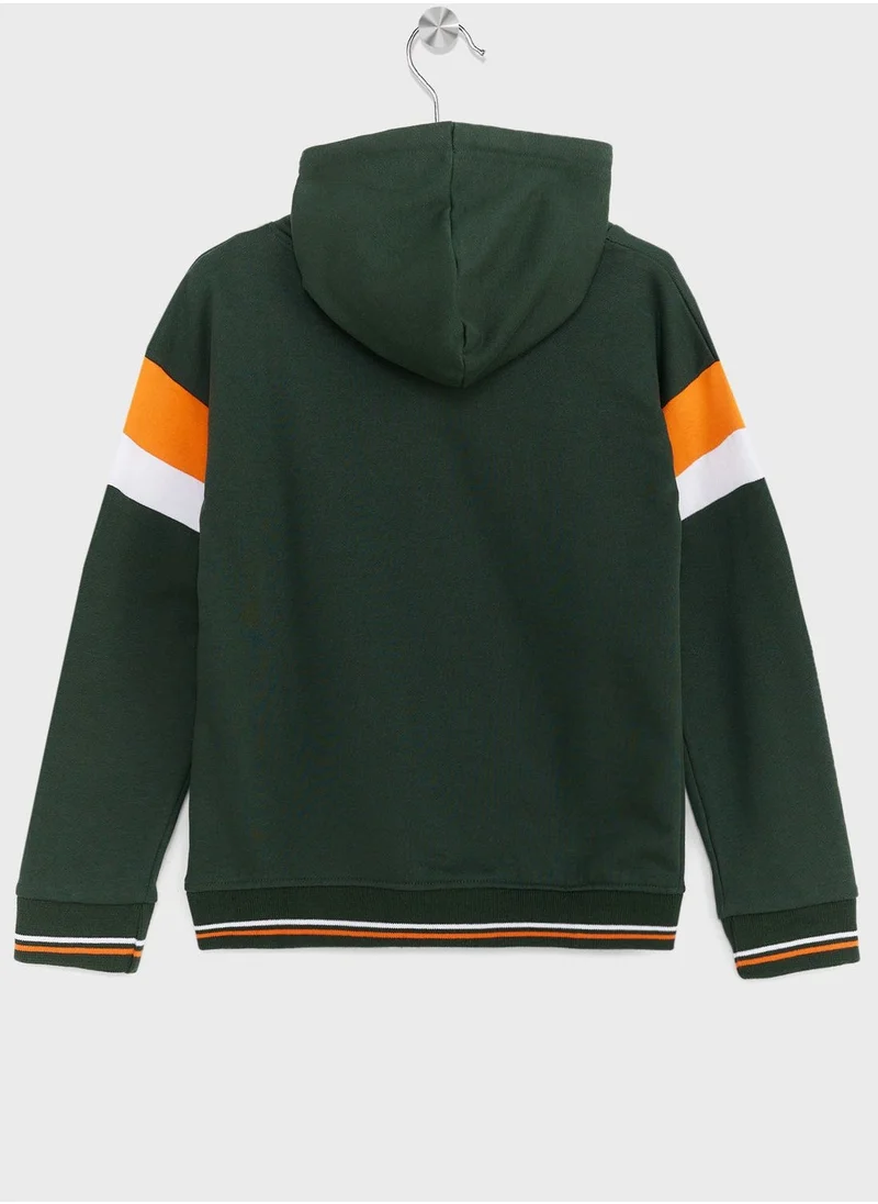 Pinata Pullover Hoodie With Flat Rib For Girls