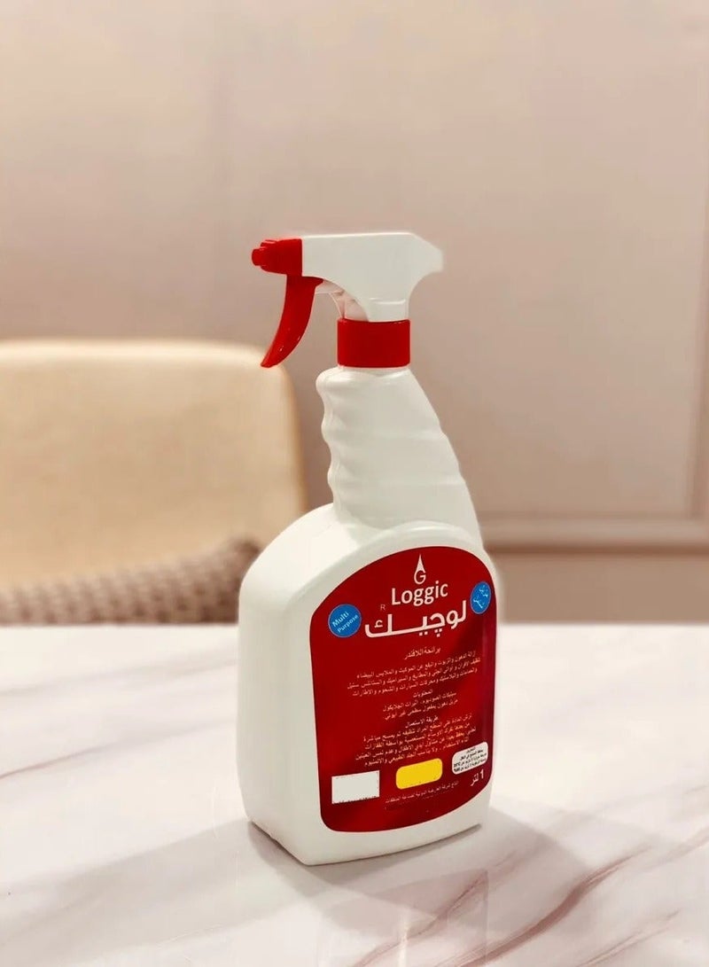 Loggic Multi-Purpose Cleaning Spray, 1 Liter – Refreshing Scent, Removes Grease and Dirt, Disinfects Surfaces, Polishes Kitchen and Bathroom, Safe and Easy to Use, Stain Remover - Image 2
