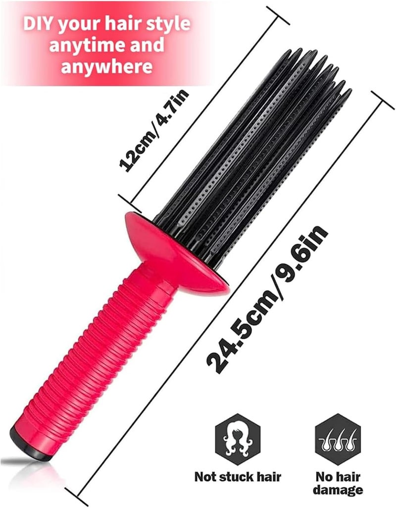 windforgecraft Hair Styler for Curly Hair | Non-Slip and Ergonomical Hair Hot Air Curler Comb,Home Styling Tools for Gathering, Traveling, Stage Performance, Dating, Home Borato - Image 5