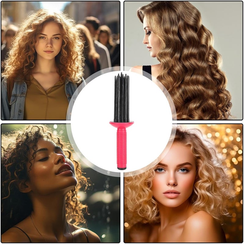 windforgecraft Hair Styler for Curly Hair | Non-Slip and Ergonomical Hair Hot Air Curler Comb,Home Styling Tools for Gathering, Traveling, Stage Performance, Dating, Home Borato - Image 4