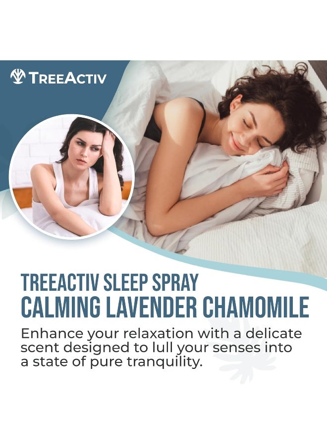 TreeActiv Sleep Spray, 16 oz, Lavender Pillow Spray for Sleep, Lavender Spray Sleep with Witch Hazel, Lavender Sleep Spray for Pillows and Bed, Pillow Mist Sleep Spray, Linen Spray for Bedding - Image 2