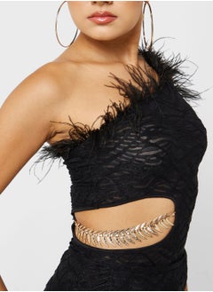 Amy Lynn Cut Out Fringe Detail Body  - Image 3