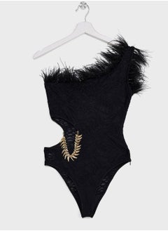 Amy Lynn Cut Out Fringe Detail Body  - Image 5