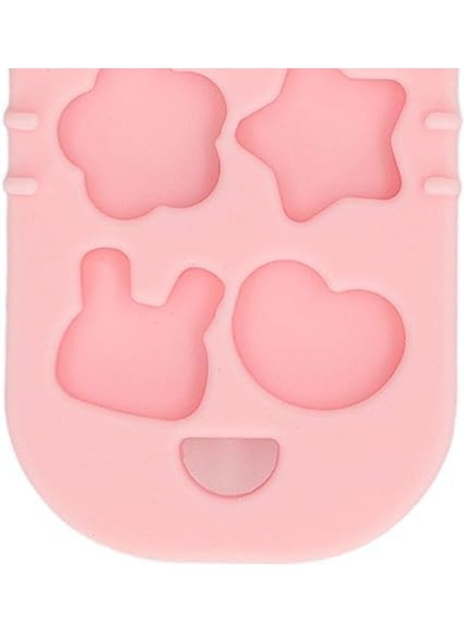 CAZADORA Silicone Baby Teething Toys for Infants 6–12 Months – Remote Control Shape BPA-Free Teether, Early Educational Sensory Chew Toy for Baby Girls, Safe u0026 Non-Toxic Silicone Material, Soft u0026 Flexible Design for Gum Relief, Lightweight u0026 Easy to Hold, Textured Surfaces for Sensory Stimulation, Encourages Fine Motor Skills u0026 Hand Coordination, Dishwasher Safe u0026 Easy to Clean, Compact Size for On-the-Go Comfort, Ideal Baby Shower Gift – Pink Color by - Image 5