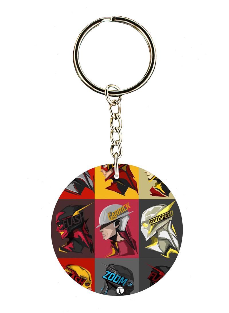 The Flash Printed Keychain