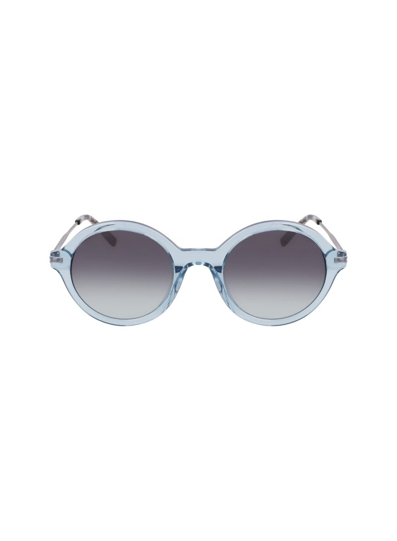 DKNY FULL RIM METAL ACETATE DKNY SUN DK714S 5122 (310) CRYSTAL SAGE - Image 2