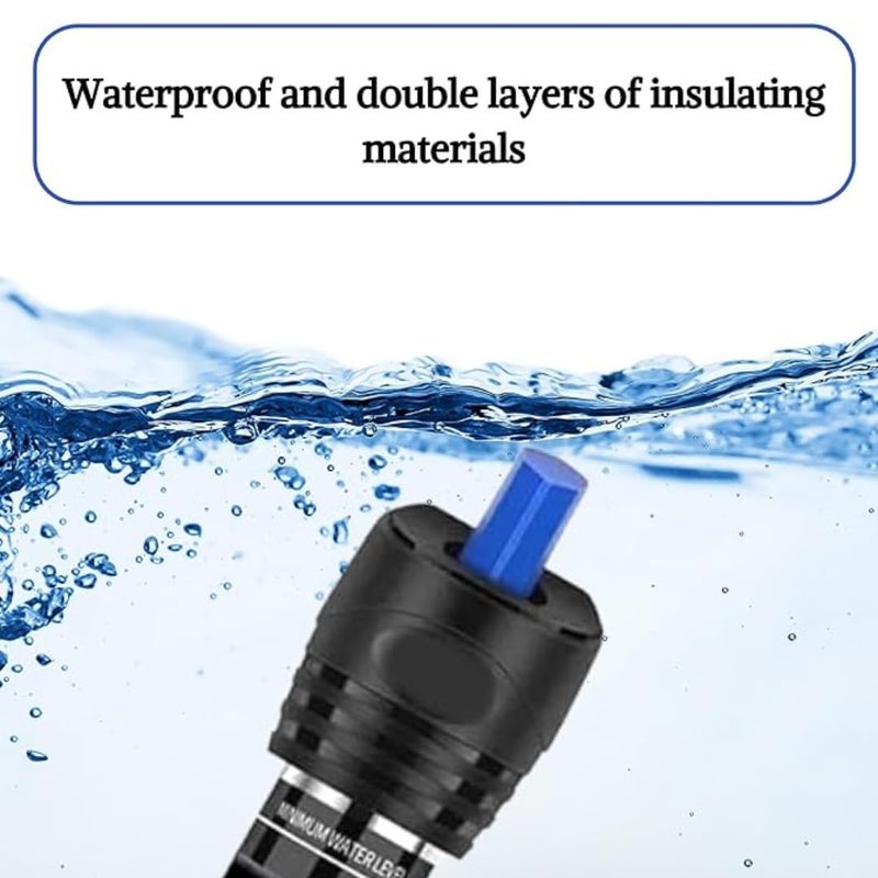 KSH STORE STORE- Break Proof Stainless Steel Rod Aquarium Fish Tank Heater with Free Sticker Thermometer (300 Watts - Suitable For2 to 4 Feet Tank) (300 W) - Image 5