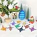 Olee Odee 10pcs Mini Flying Dragons in Dragon Egg 3D Printed Collectible Fantasy Toy Gift Set for Kids Boys Girls Teens Birthday Easter Christmas Stocking Party Favor DisplayStarlit Blue - Image 4