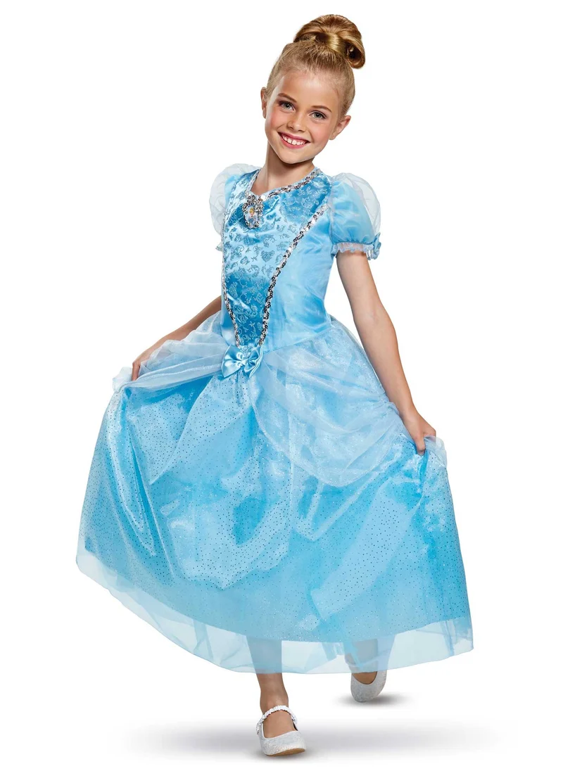بارتي سينتر Deluxe Cinderella Princess Dress-Up Costume for Girls