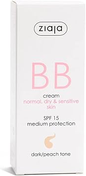 Ziaja Bb Cream Normal Dry Sensitive Skin DarkPeach Tone 50 Ml - Image 2
