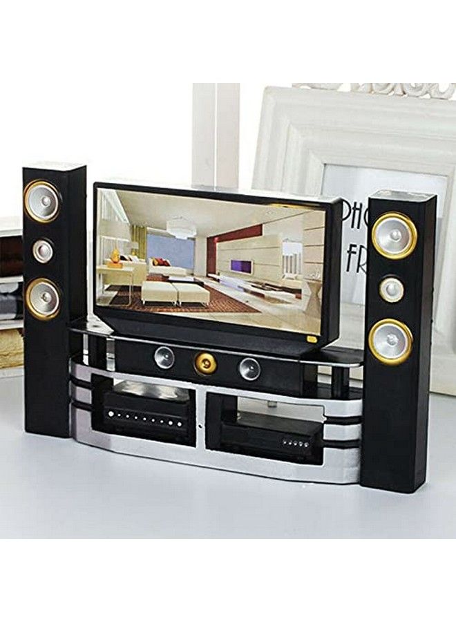 Acxico 1Pcs Mini House Miniature Mini Tv Accessories Mini Living Room Decor - Image 4