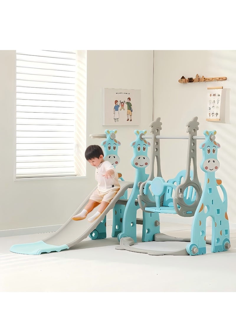 Toddler Slide for Kids Age 2 3 4 5 6 7 8 9， Baby Slide and Swing for Kids Outdoor Indoor 3-10 Year Old，Home Toy Game for Boys and Girls(A4) - Image 1