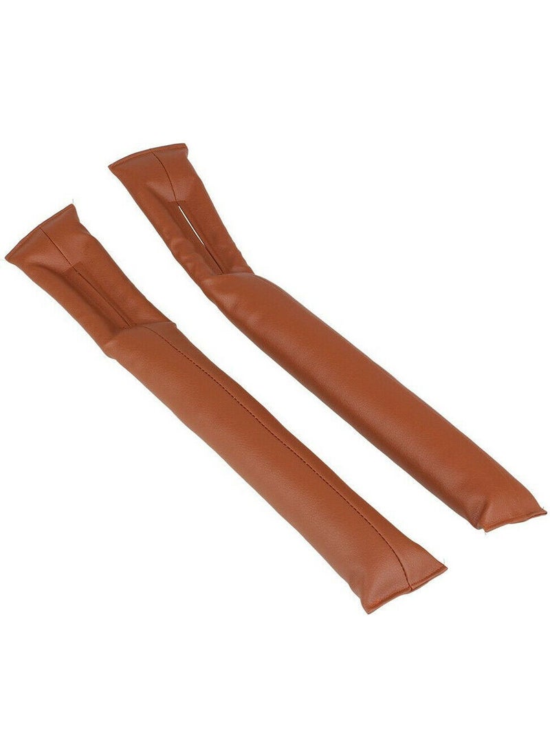 Techmaster Vehicle Car Seat Gap Closer Dropstop Fall Preventer Brown 