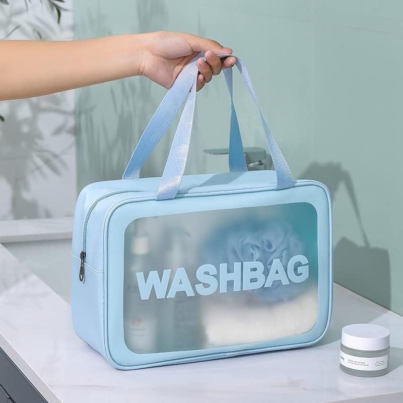 Mivira Makeup Travel Pouch Cosmetic Bag Travel kit Pouch for Toiletries Brushes and Cosmetics Set of 3 Washbag Pouch - Image 3