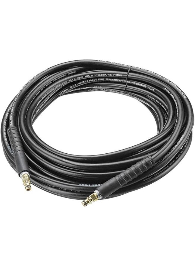 15M High Pressure Washer Hose Compatible with Kar-cher K Series K2 K3 K4 K5 K7(black)Explosion-proof hose - Image 1