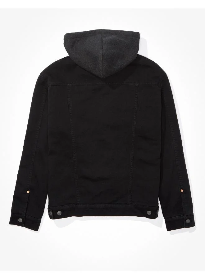 امريكان ايجل Hooded Canvas Trucker Jacket