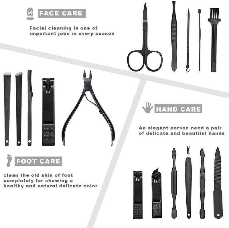 SHOWAY unisex-adult NAILCT01-BB Manicure Kit Nail Clippers Set - Image 3