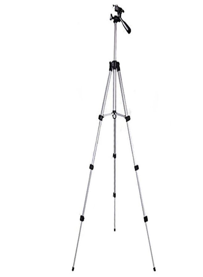 Smartphone Tripod With Bluetooth Remote Silver/Black - Image 3