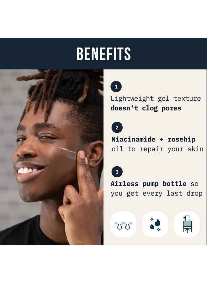 Cardon Antiaging Face Moisturizer For Men Korean Skincare Facial Lotion Hydro Boost Gel Healing Cactus Extract Reduce Wrinkles Repair Acne Scars Ultra Light Face Cream (1 Ct) - Image 3