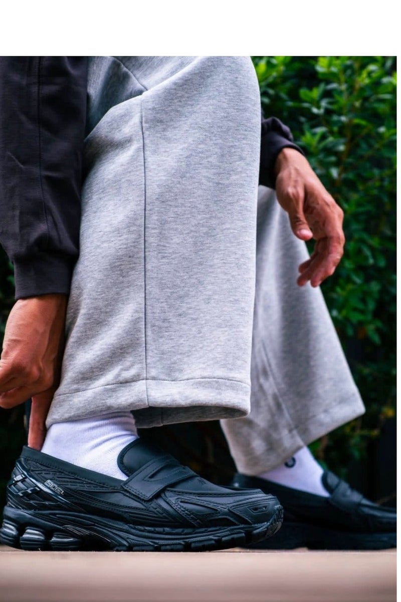 New Balance 1906L Vintage Casual Loafers/Slip-on Athlesiure Shoes Black For Women/Men/Students - Image 4