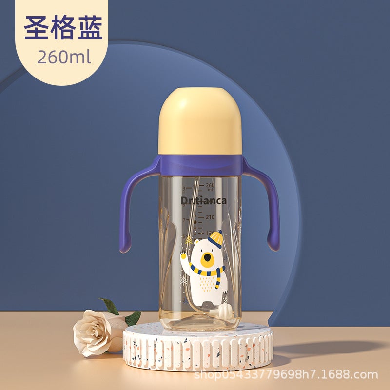 Dr.Tiancai Wide Caliber Pp Feeding Bottle One Bottle Three-Purpose Big Baby Drop-Resistant Feeding Bottle Maternal And Child Supplies Feeding Bottle - Image 1