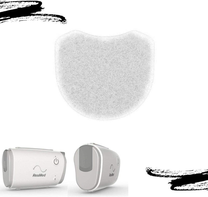 فلتر ResMed AirMini - فلاتر هواء CPAP بديلة - مستلزمات CPAP متميزة - تمنع الغبار والجسيمات - عبوة 12