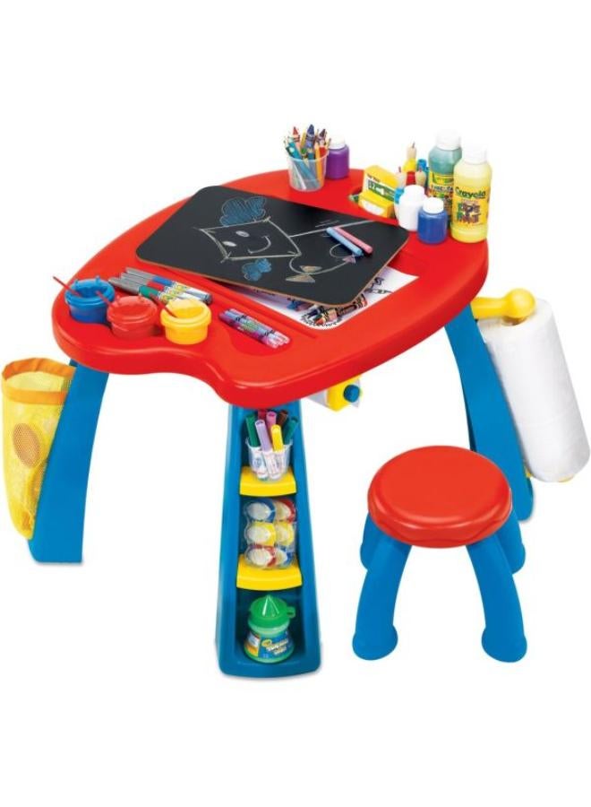 كرايولا طاولة نشاط مع مقاعد - Image 2