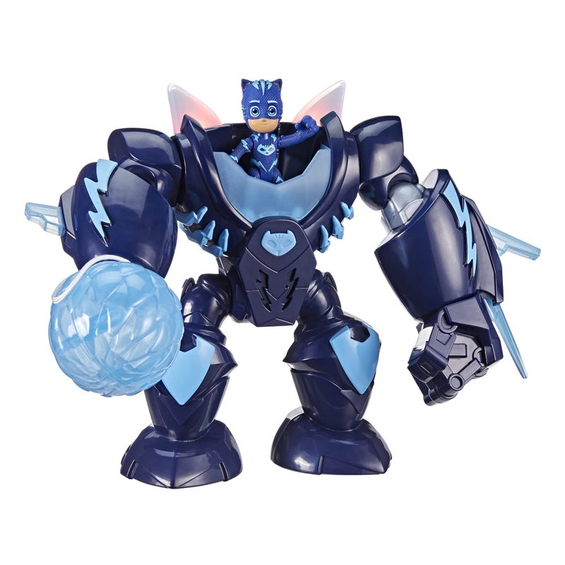 PJMASKS PJ Masks Robo-Catboy Preschool Toy with Lights and Sounds for Kids Ages 3 and Up, Catboy Robot Suit with Action Figure - Image 2