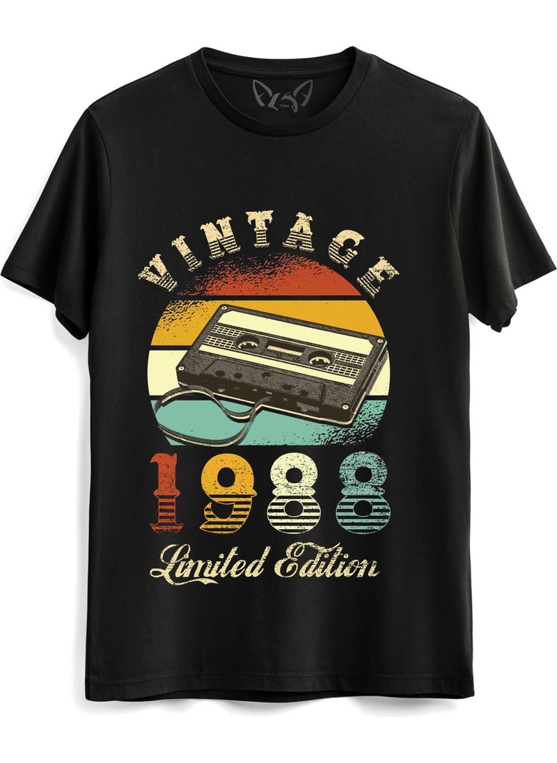 Alfa Tshirt Vintage 1988 Limeted Edition Black Tshirt  - Image 1