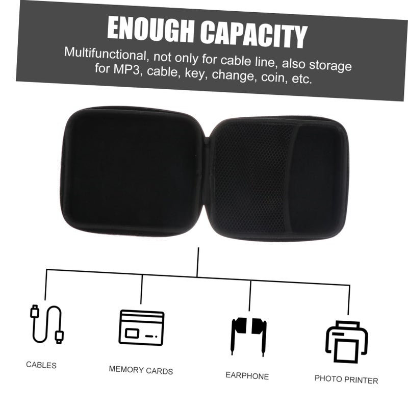 Eva Portable Headphone Cable Storage Bag Travel Organizer Compact Durable Dustproof - Image 4