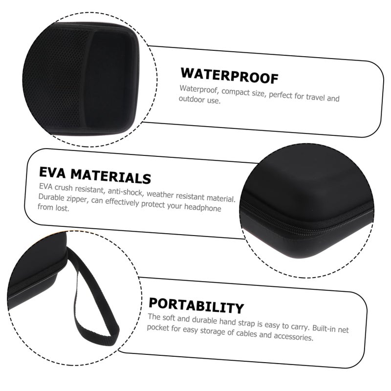 Eva Portable Headphone Cable Storage Bag Travel Organizer Compact Durable Dustproof - Image 5