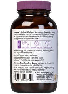 Bluebonnet Nutrition Bluebonnet Nutrition Buffered Chelated Magnesium - 60 Vegetable Capsules  - Image 3