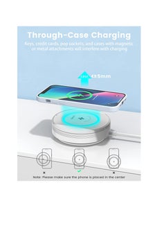 LDNIO Desktop Wireless Charging Station AW003 5 In 1 charging station with 15W wireless + PD20W + QC18W+2Auto-ID 12W COMPATIBLE WITH ALL IPHONE SERIES 16/15/14/13/12/11/XS MAX AND ALL ANDROID DEVICES  - Image 3