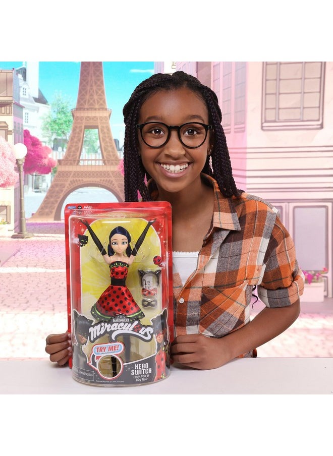 Miraculous Miraculous Hero Switch Ladybug 10.5" Fashion Doll by Playmates Toys  - Image 5
