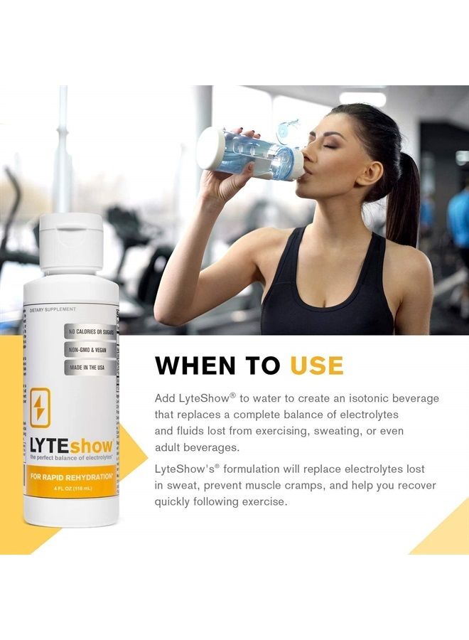 LyteLine LyteShow Sugar-Free Electrolyte Supplement for Hydration and Immune Support - 8 Pack, 320 Servings - Keto Friendly - Zinc and Magnesium for Rapid Rehydration, Workout, Muscle Recovery, Energy - Vegan - Image 2