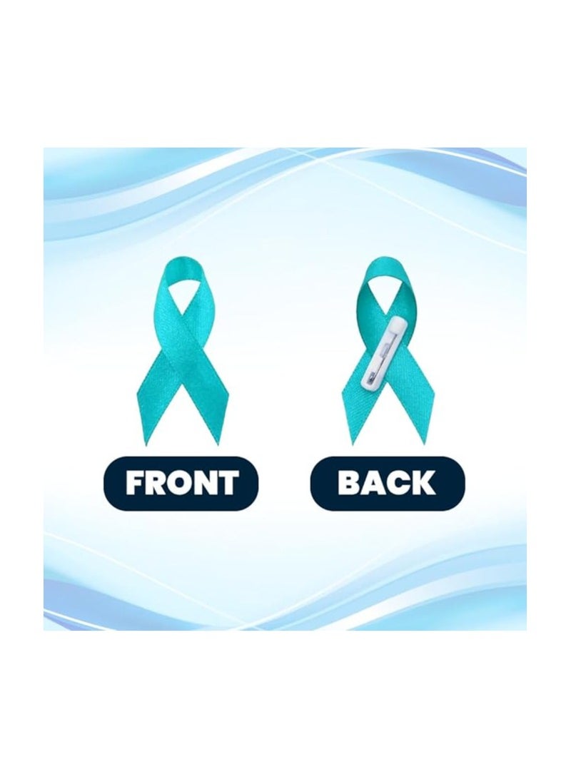 PRINTSHOP4ME Lapel Pins For Movember Mens HealthAwareness For Fundraising Campaigns(Sky Blue Prostate Cancer Awareness Ribbon) - Image 3