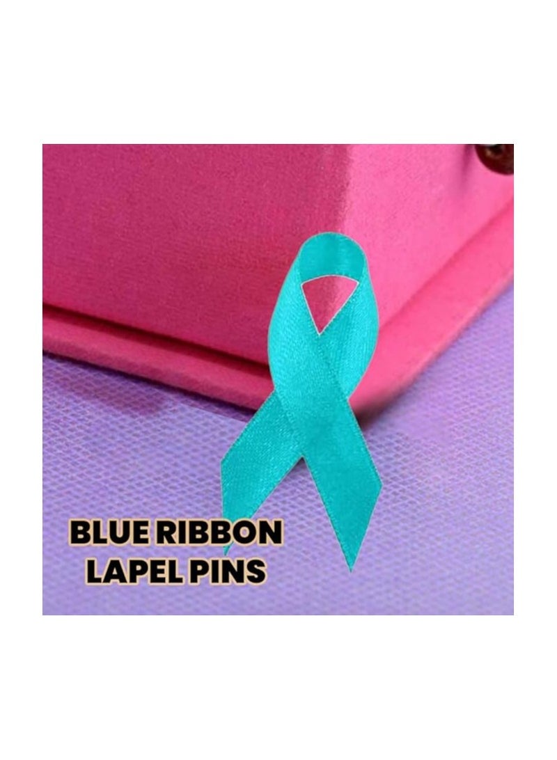 PRINTSHOP4ME Lapel Pins For Movember Mens HealthAwareness For Fundraising Campaigns(Sky Blue Prostate Cancer Awareness Ribbon) - Image 5