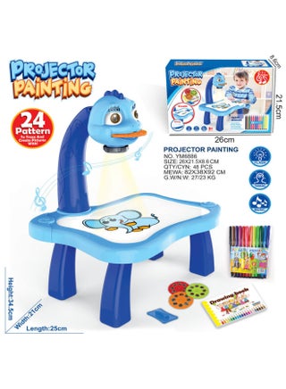 Fawn Projection Drawing Board Table Children's Educational Dinosaur Projection Drawing Table Early Education Learning Toys-Color:Small Dinosaur Projection Drawing Table (blue) - pzsku/Z9CD3AAC74AEB5424B2B6Z/45/1745940714/6d414741-5031-4189-9350-3d1c10c0cea5