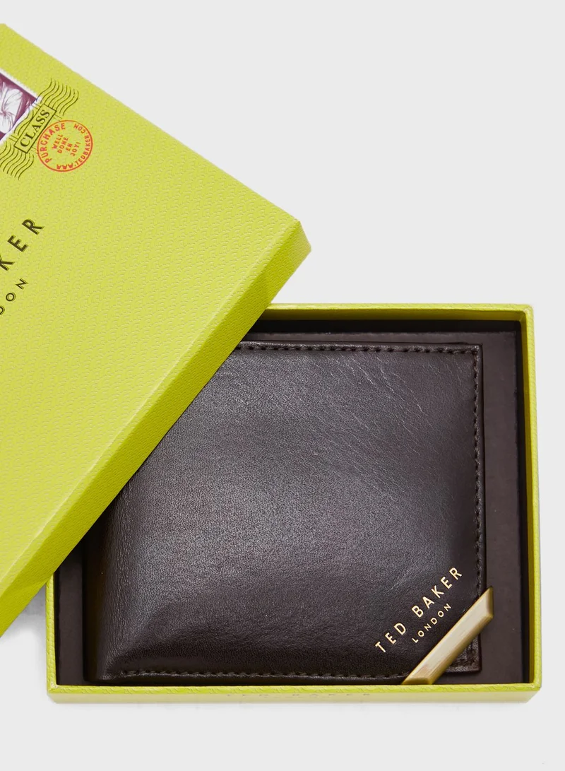 Ted Baker Korning Metal Corner Bifold Coin Wallet