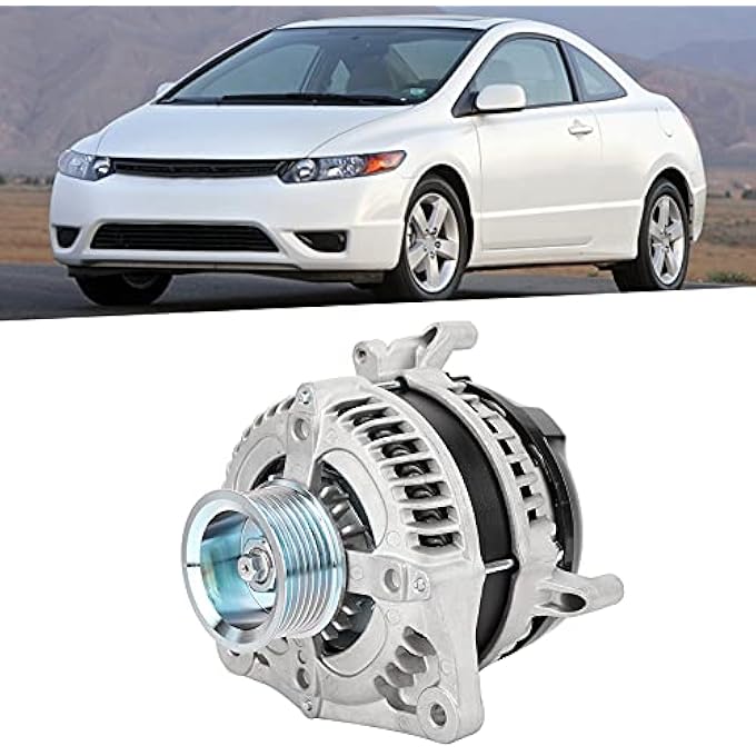 Brilluxa Alternator Unit 31100 - RZP - G01 Replacement High Output Alternator Fits for Civic - Civic 2004-2007 High Output Accord Alternator - Image 3