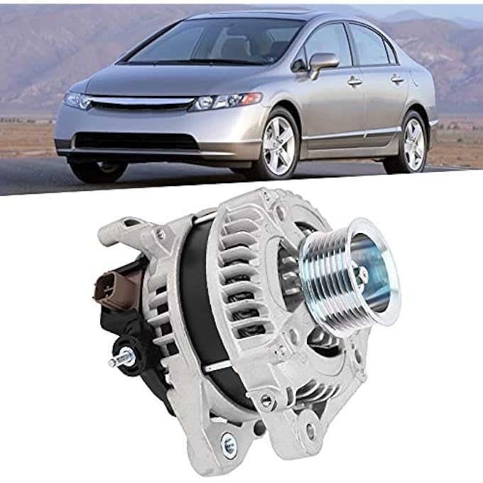 Brilluxa Alternator Unit 31100 - RZP - G01 Replacement High Output Alternator Fits for Civic - Civic 2004-2007 High Output Accord Alternator - Image 2