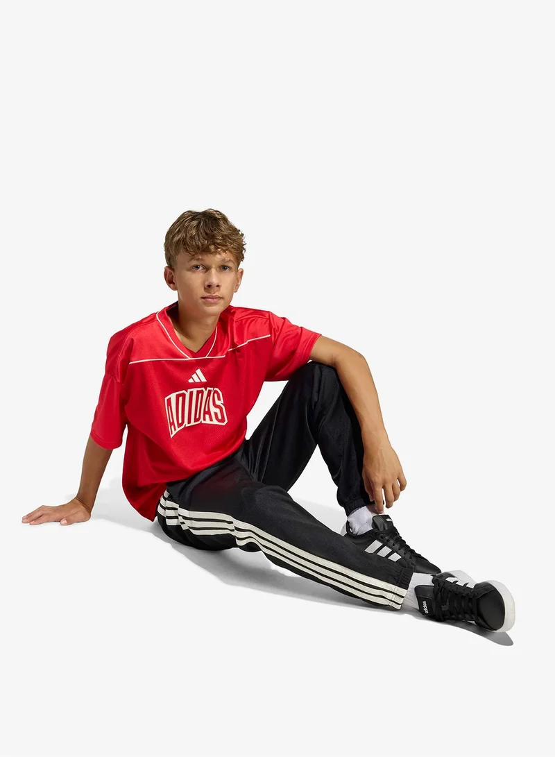Adidas PURRUB/OWHITE Youth Stadium Mesh Basketball Shirt for Men | Best Price UAE