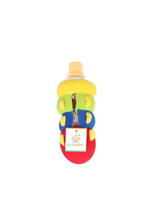 Ole Baby Dual Color Popup Cute Face Plush Bottle Cover. It Can Hold Upto 240 Ml Feeding Bottle.  - Image 2